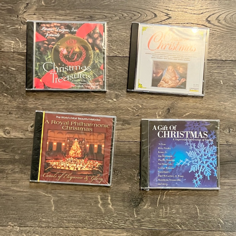 Lot of 4 Christmas Music CDS‎ NEW